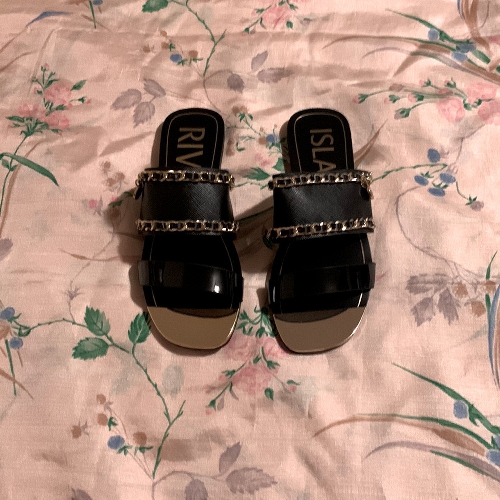 *Host Pick* NIB River Island Chain Trim Sandals